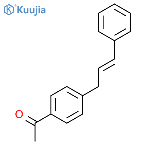 ETHANONE, 1-[4-[(2E)-3-PHENYL-2-PROPENYL]PHENYL]- structure
