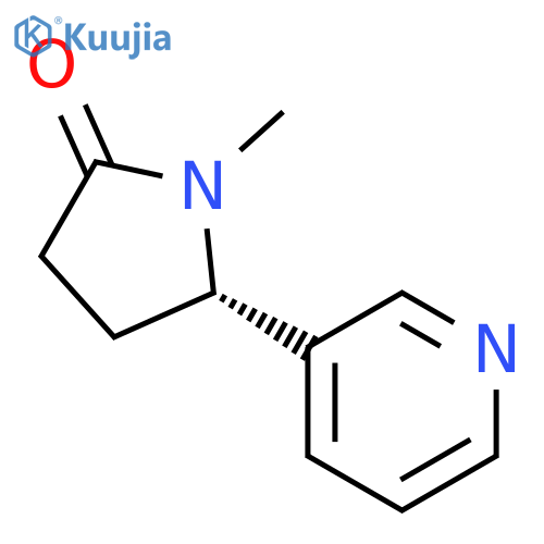 (5S)-1-methyl-5-(pyridin-3-yl)pyrrolidin-2-one structure
