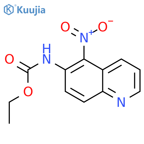 CARBAMIC ACID, (5-NITRO-6-QUINOLINYL)-, ETHYL ESTER structure
