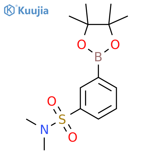 3-(N,N-Dimethylsulfamoyl)phenylboronic acid, pinacol ester structure