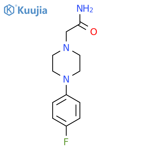 2-4-(4-fluorophenyl)piperazin-1-ylacetamide structure