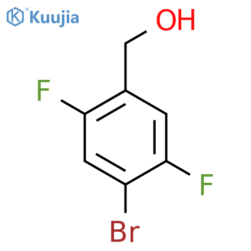 (4-bromo-2,5-difluorophenyl)methanol structure