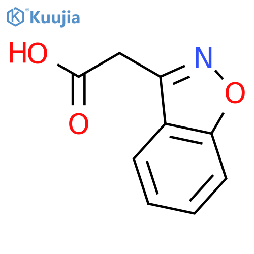 2-(1,2-benzoxazol-3-yl)acetic acid structure