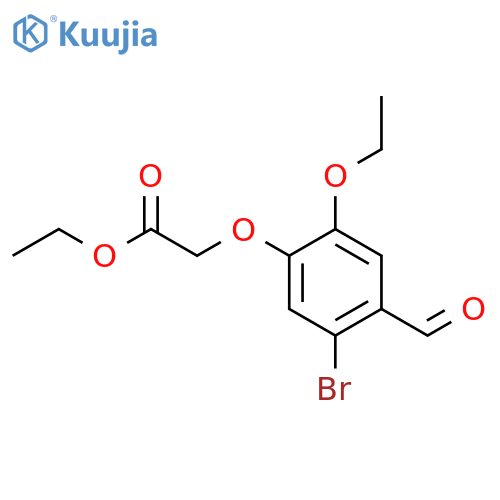 ethyl 2-(5-bromo-2-ethoxy-4-formylphenoxy)acetate structure