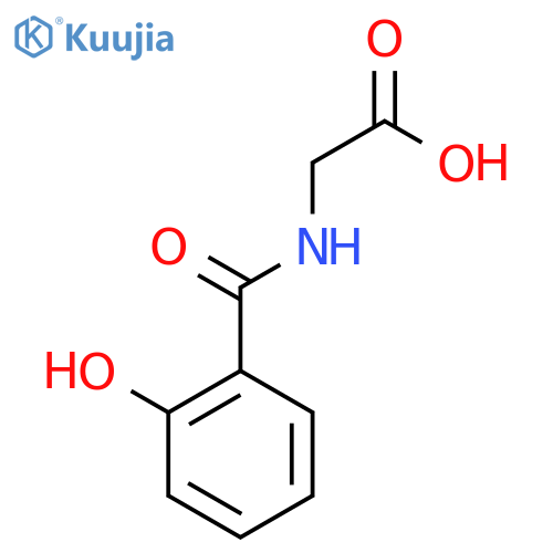 2-Hydroxy Hippuric Acid structure