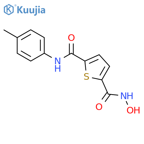 2,5-Thiophenedicarboxamide, N-hydroxy-N'-(4-methylphenyl)- structure