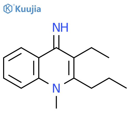 4(1H)-Quinolinimine,3-ethyl-1-methyl-2-propyl-(9CI) structure