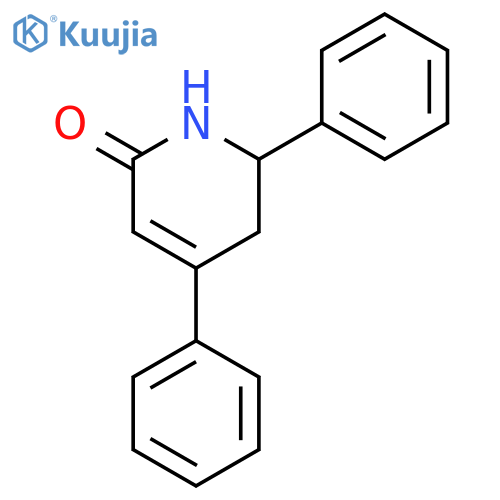 2(1H)-PYRIDINONE, 5,6-DIHYDRO-4,6-DIPHENYL- structure