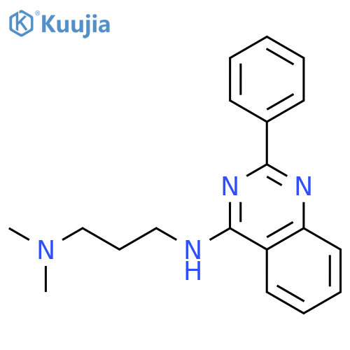 1,3-PROPANEDIAMINE, N,N-DIMETHYL-N'-(2-PHENYL-4-QUINAZOLINYL)- structure