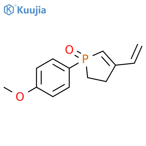 1H-PHOSPHOLE, 4-ETHENYL-2,3-DIHYDRO-1-(4-METHOXYPHENYL)-, 1-OXIDE structure