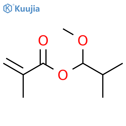 1-Methoxy-2-methylpropyl 2-methylprop-2-enoate structure