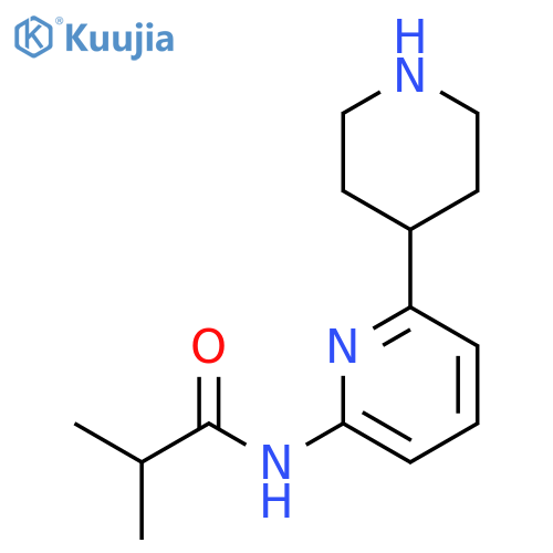 PROPANAMIDE, 2-METHYL-N-[6-(4-PIPERIDINYL)-2-PYRIDINYL]- structure