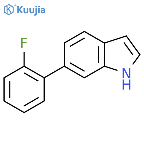 6-(2-Fluorophenyl)-1H-indole structure