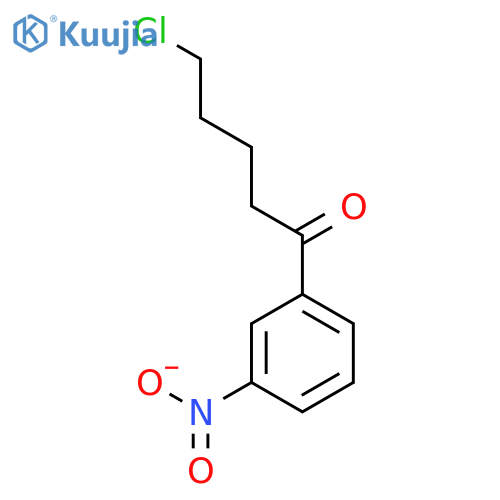5-Chloro-1-(3-nitrophenyl)-1-oxopentane structure