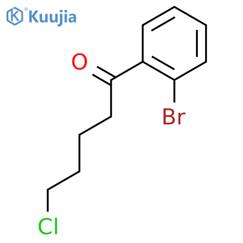 1-(2-Bromophenyl)-5-chloro-1-oxopentane structure