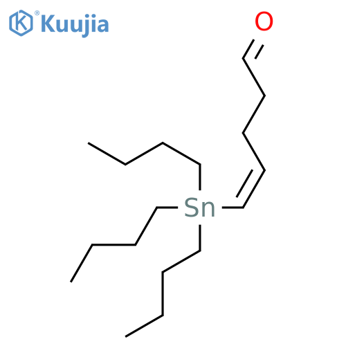 4-Pentenal, 5-(tributylstannyl)-, (4Z)- structure
