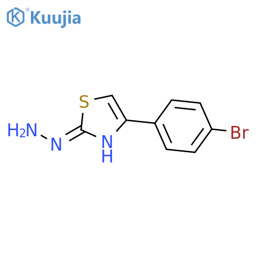 4-(4-Bromophenyl)-2-hydrazino-1,3-thiazole structure