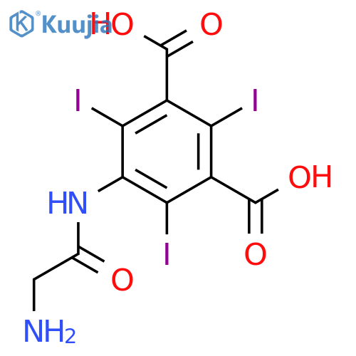 5-(2-Aminoacetamido)-2,4,6-triiodo-isophthalic Acid structure