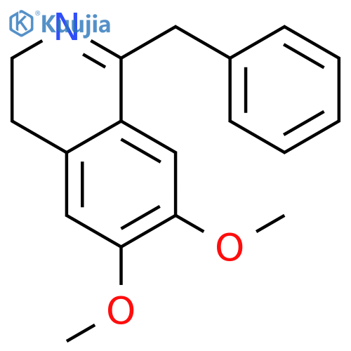 1-Benzyl-6,7-dimethoxy-3,4-dihydro-isoquinoline structure