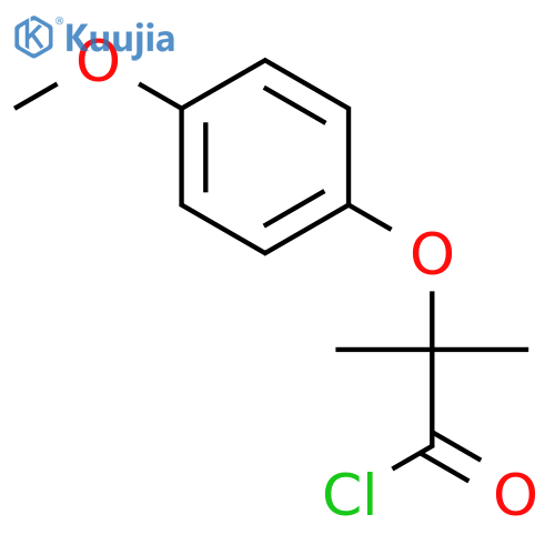 2-(4-Methoxyphenoxy)-2-methylpropanoyl Chloride structure