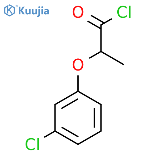 2-(3-Chlorophenoxy)propanoyl chloride structure