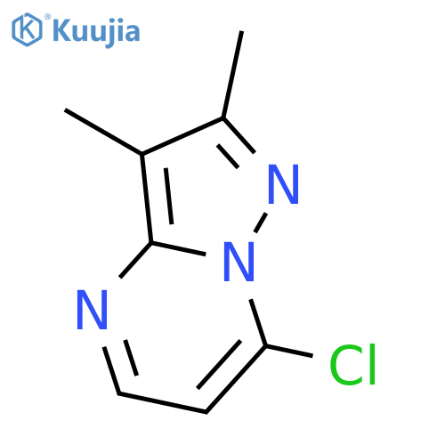 7-chloro-2,3-dimethylpyrazolo[1,5-a]pyrimidine structure