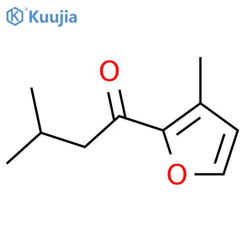3-methyl-1-(3-methylfuran-2-yl)butan-1-one structure