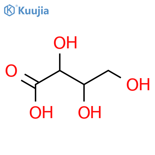 (2R,3R)-2,3,4-trihydroxybutanoic acid structure
