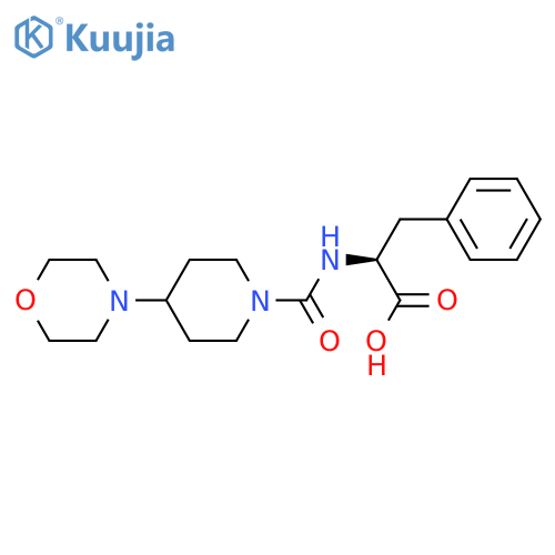L-Phenylalanine, N-[[4-(4-morpholinyl)-1-piperidinyl]carbonyl]- structure