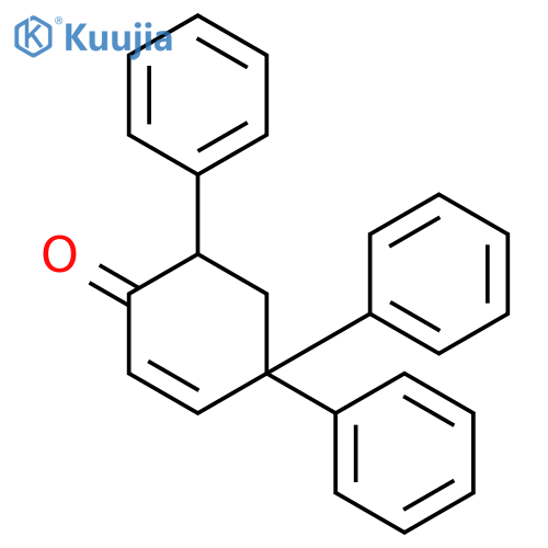 2-CYCLOHEXEN-1-ONE, 4,4,6-TRIPHENYL- structure