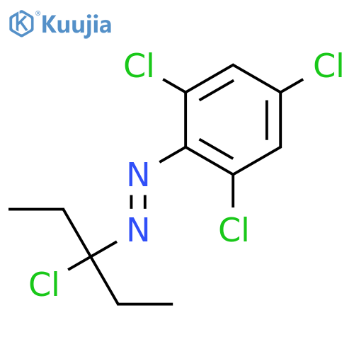 DIAZENE, (1-CHLORO-1-ETHYLPROPYL)(2,4,6-TRICHLOROPHENYL)- structure