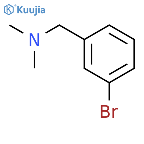 1-(3-Bromophenyl)-N,N-dimethylmethanamine structure