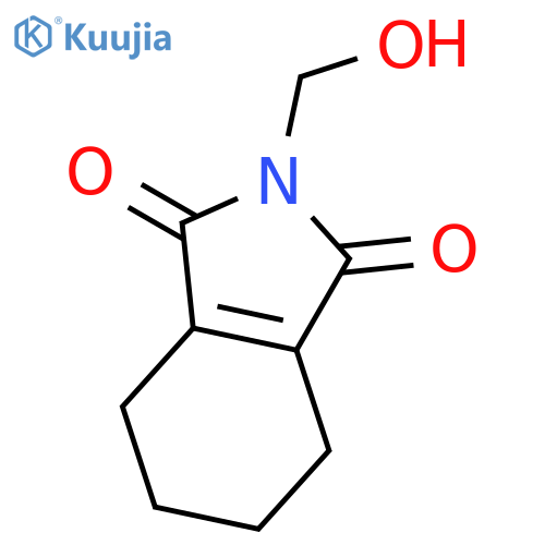 N-Hydroxymethyl-3,4,5,6-tetrahydrophthalimide structure