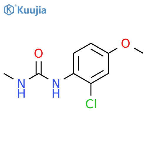 UREA, N-(2-CHLORO-4-METHOXYPHENYL)-N'-METHYL- structure