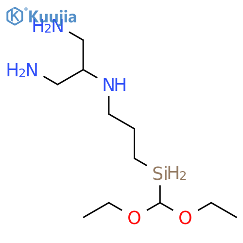 1,2,3-Propanetriamine, N2-[3-(diethoxymethylsilyl)propyl]- structure