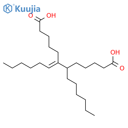 DODECANEDIOIC ACID, 6-HEXYL-7-HEXYLIDENE- structure