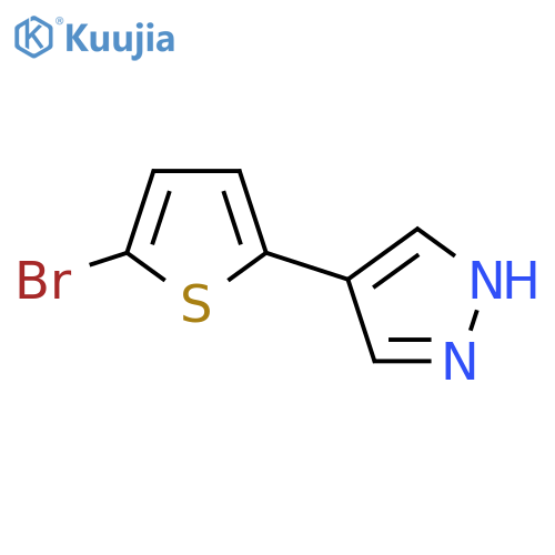 4-(5-bromothiophen-2-yl)-1H-pyrazole structure