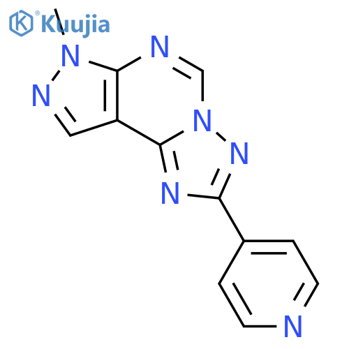 7-Methyl-2-pyridin-4-yl-7H-pyrazolo[4,3-e][1,2,4]triazolo[1,5-c]pyrimidine structure