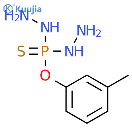 Phosphorodihydrazidothioic acid, O-(3-methylphenyl) ester structure