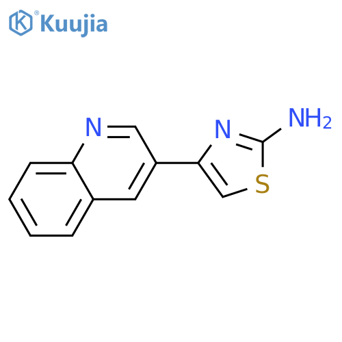 4-(quinolin-3-yl)-1,3-thiazol-2-amine structure