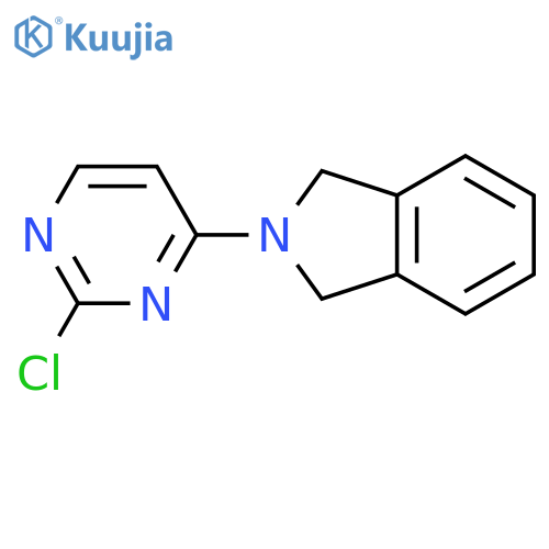 2-(2-chloropyrimidin-4-yl)-2,3-dihydro-1H-isoindole structure