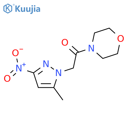 2-(5-Methyl-3-nitro-pyrazol-1-yl)-1-morpholin-4-yl-ethanone structure
