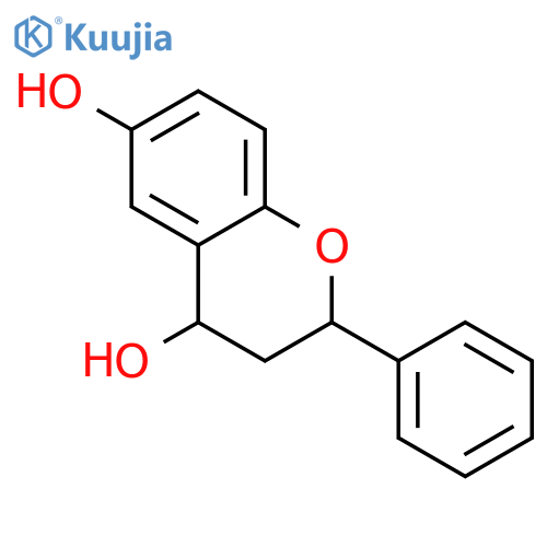 2H-1-Benzopyran-4,6-diol, 3,4-dihydro-2-phenyl- structure