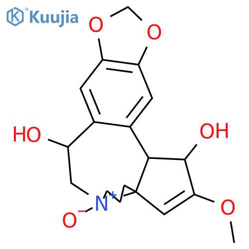Cephalotaxine; (-)-form, 11R-Hydroxy, β-N-oxide structure