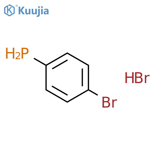 Phosphine, (4-bromophenyl)-, hydrobromide structure