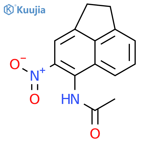 N-(4-Nitro-acenaphthen-5-Yl)-acetamide structure