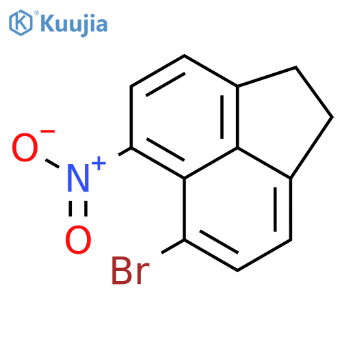 Acenaphthylene,5-bromo-1,2-dihydro-6-nitro- structure