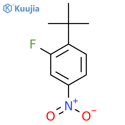 1-Tert-butyl-2-fluoro-4-nitrobenzene structure