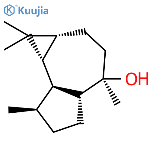 1H-Cycloprop[e]azulen-4-ol,decahydro-1,1,4,7-tetramethyl-, (1aR,4R,4aR,7R,7aS,7bS)- structure