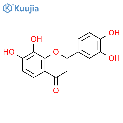 4H-1-Benzopyran-4-one,2-(3,4-dihydroxyphenyl)-2,3-dihydro-7,8-dihydroxy- structure